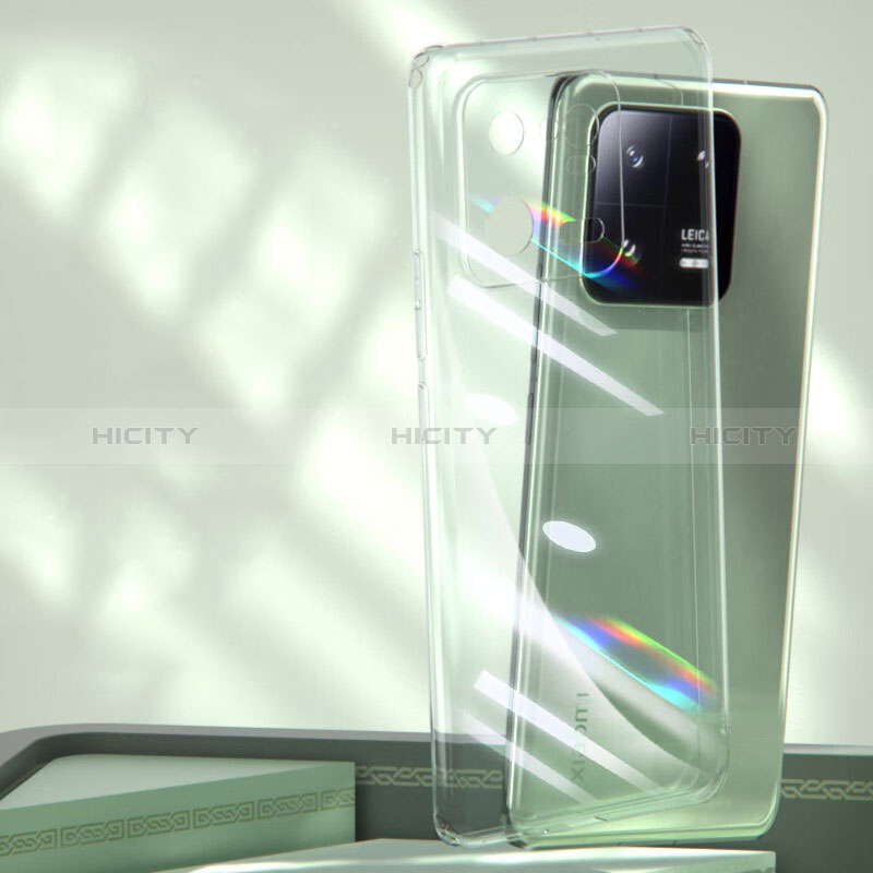 Silikon Schutzhülle Ultra Dünn Tasche Durchsichtig Transparent T05 für Xiaomi Mi 13 Pro 5G Klar groß