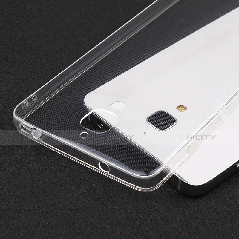 Silikon Schutzhülle Ultra Dünn Tasche Durchsichtig Transparent T05 für Xiaomi Mi 4 LTE Klar