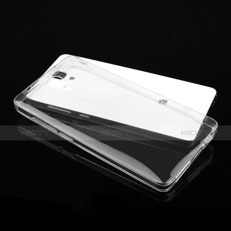 Silikon Schutzhülle Ultra Dünn Tasche Durchsichtig Transparent T05 für Xiaomi Mi 4 LTE Klar