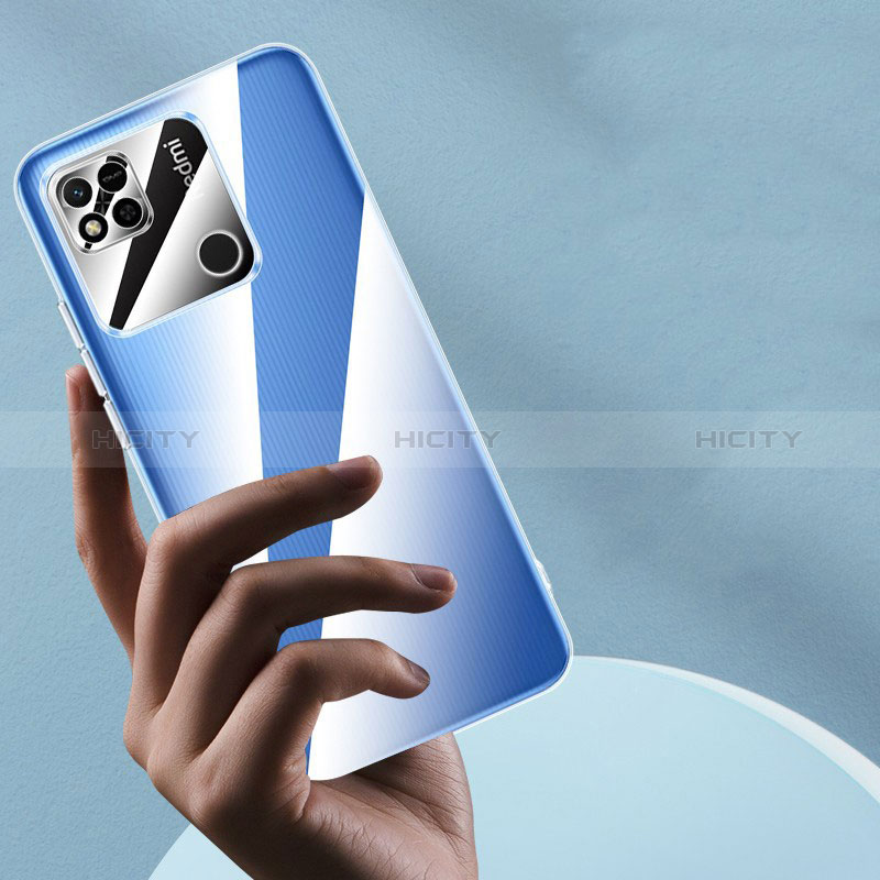 Silikon Schutzhülle Ultra Dünn Tasche Durchsichtig Transparent T05 für Xiaomi Redmi 9C NFC Klar groß