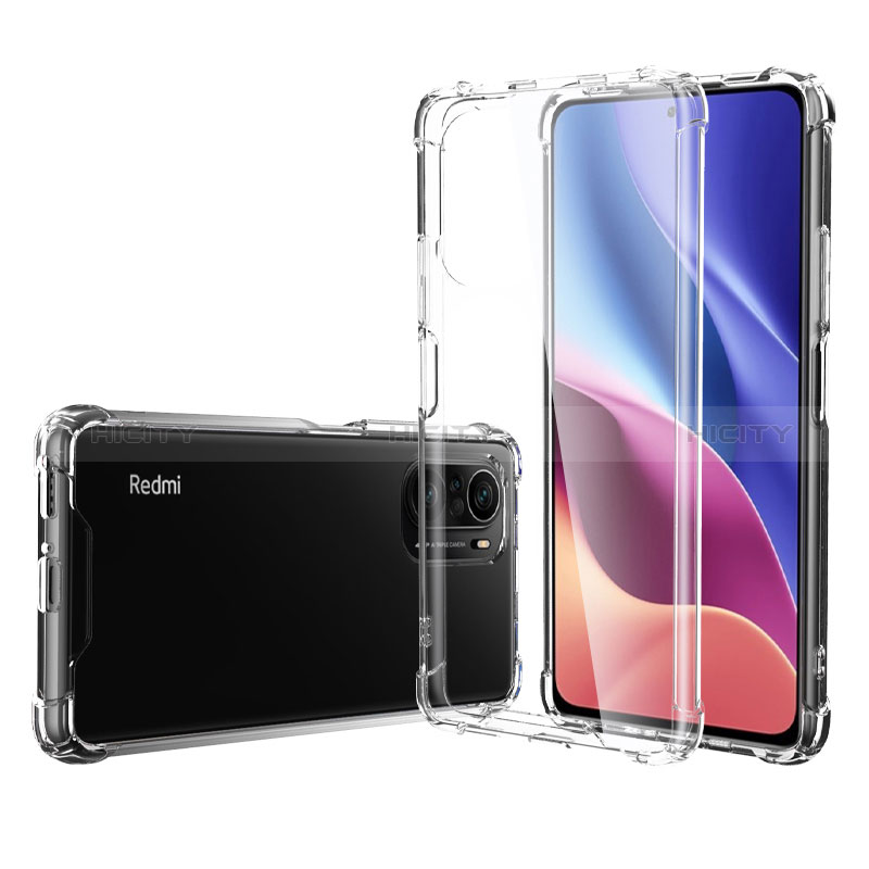 Silikon Schutzhülle Ultra Dünn Tasche Durchsichtig Transparent T05 für Xiaomi Redmi K40 Pro+ Plus 5G Klar