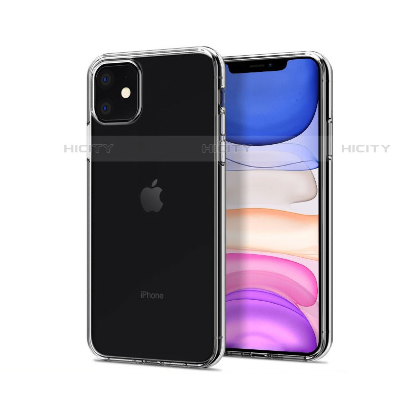 Silikon Schutzhülle Ultra Dünn Tasche Durchsichtig Transparent T06 für Apple iPhone 11 Pro Max Klar