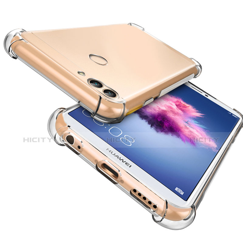 Silikon Schutzhülle Ultra Dünn Tasche Durchsichtig Transparent T06 für Huawei Enjoy 7S Klar