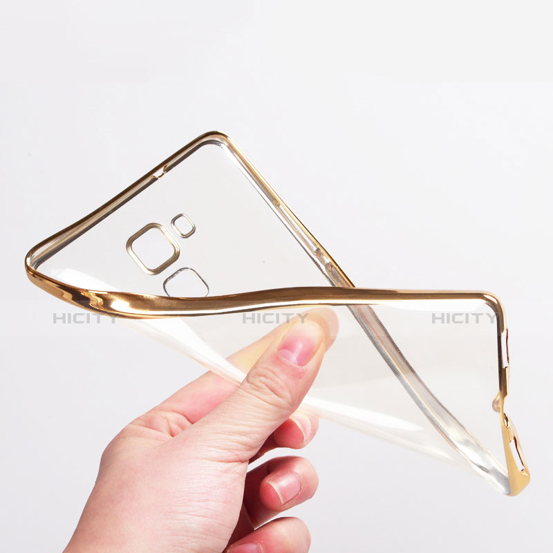 Silikon Schutzhülle Ultra Dünn Tasche Durchsichtig Transparent T06 für Huawei Honor 5X Gold