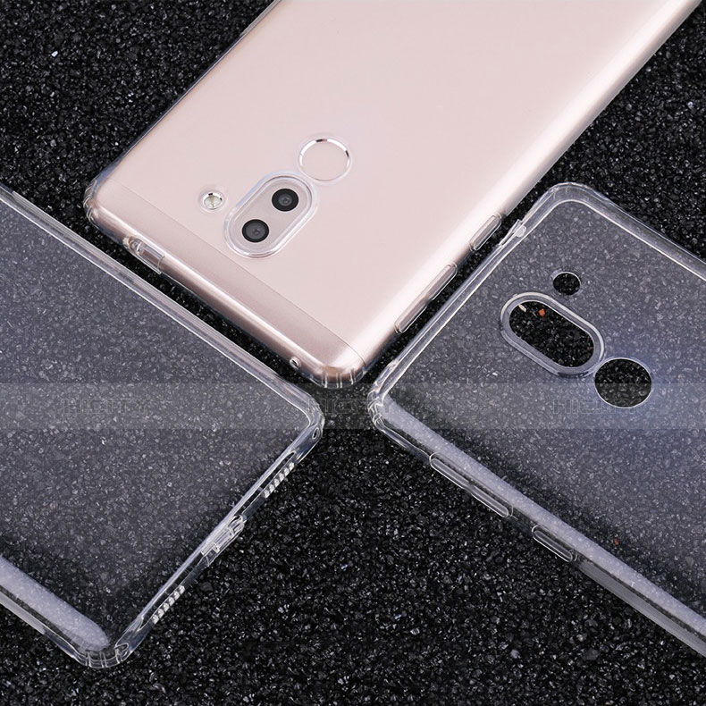 Silikon Schutzhülle Ultra Dünn Tasche Durchsichtig Transparent T06 für Huawei Honor 6X Klar