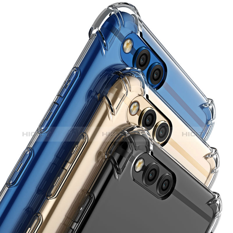 Silikon Schutzhülle Ultra Dünn Tasche Durchsichtig Transparent T06 für Huawei Honor 7X Klar