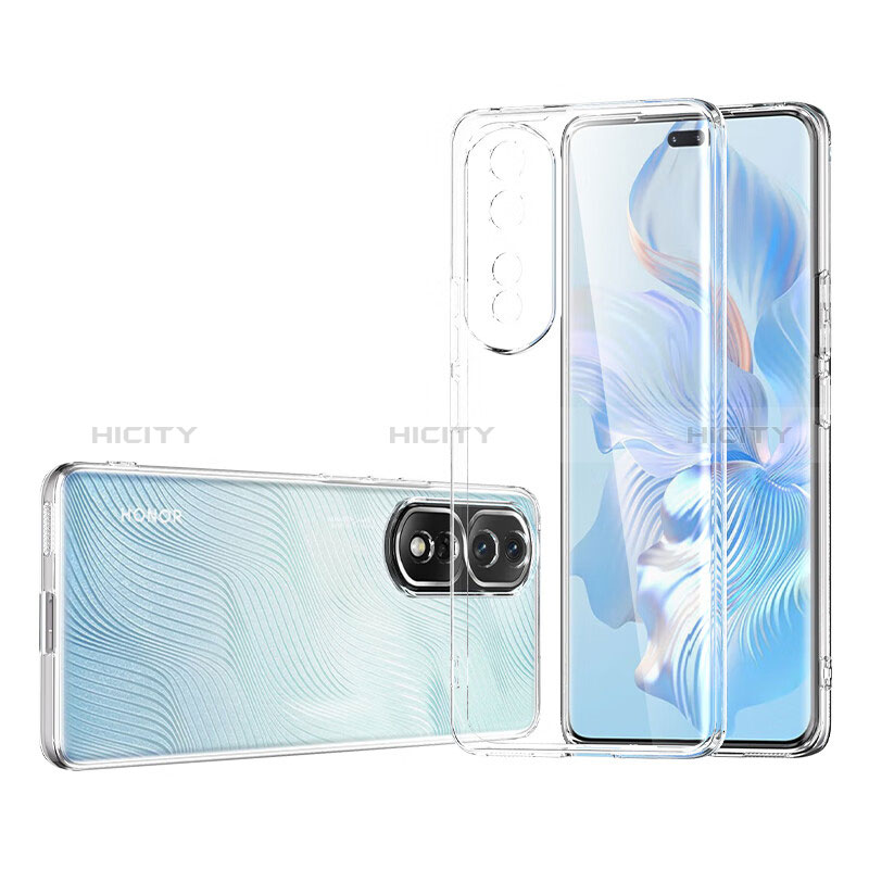 Silikon Schutzhülle Ultra Dünn Tasche Durchsichtig Transparent T06 für Huawei Honor 80 Pro Flat 5G Klar