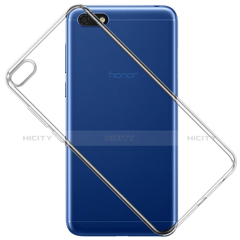 Silikon Schutzhülle Ultra Dünn Tasche Durchsichtig Transparent T06 für Huawei Honor Play 7 Klar