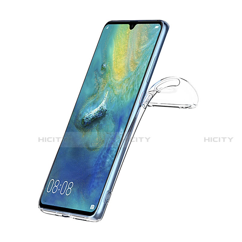 Silikon Schutzhülle Ultra Dünn Tasche Durchsichtig Transparent T06 für Huawei Mate 20 X 5G Klar