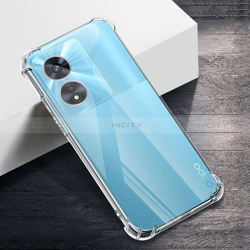 Silikon Schutzhülle Ultra Dünn Tasche Durchsichtig Transparent T06 für Oppo A1 Pro 5G Klar