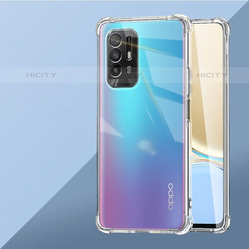 Silikon Schutzhülle Ultra Dünn Tasche Durchsichtig Transparent T06 für Oppo F19 Pro+ Plus 5G Klar