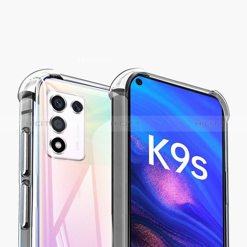 Silikon Schutzhülle Ultra Dünn Tasche Durchsichtig Transparent T06 für Oppo K9S 5G Klar