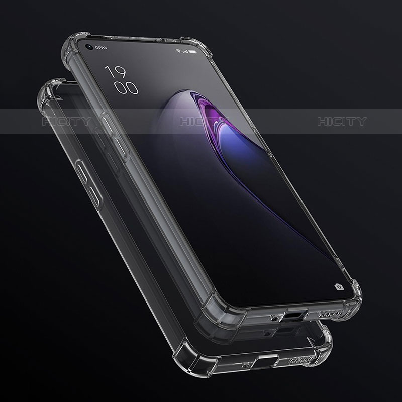 Silikon Schutzhülle Ultra Dünn Tasche Durchsichtig Transparent T06 für Oppo Reno9 Pro 5G Klar