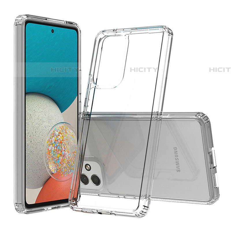 Silikon Schutzhülle Ultra Dünn Tasche Durchsichtig Transparent T06 für Samsung Galaxy A53 5G Klar Plus