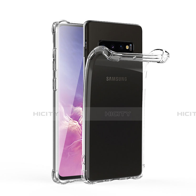 Silikon Schutzhülle Ultra Dünn Tasche Durchsichtig Transparent T06 für Samsung Galaxy S10 5G Klar Plus