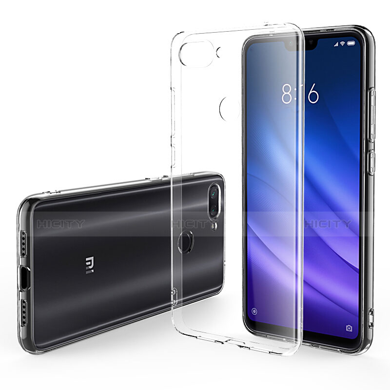 Silikon Schutzhülle Ultra Dünn Tasche Durchsichtig Transparent T06 für Xiaomi Mi 8 Lite Klar