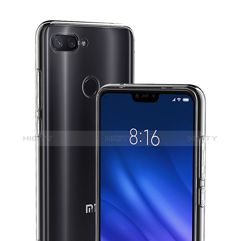 Silikon Schutzhülle Ultra Dünn Tasche Durchsichtig Transparent T06 für Xiaomi Mi 8 Lite Klar