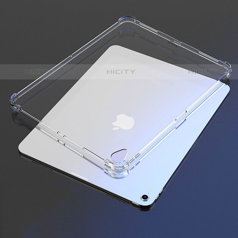 Silikon Schutzhülle Ultra Dünn Tasche Durchsichtig Transparent T07 für Apple iPad Air 4 10.9 (2020) Klar groß