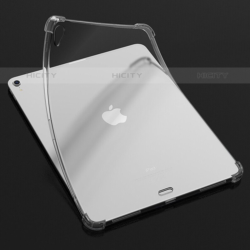 Silikon Schutzhülle Ultra Dünn Tasche Durchsichtig Transparent T07 für Apple iPad Air 4 10.9 (2020) Klar groß