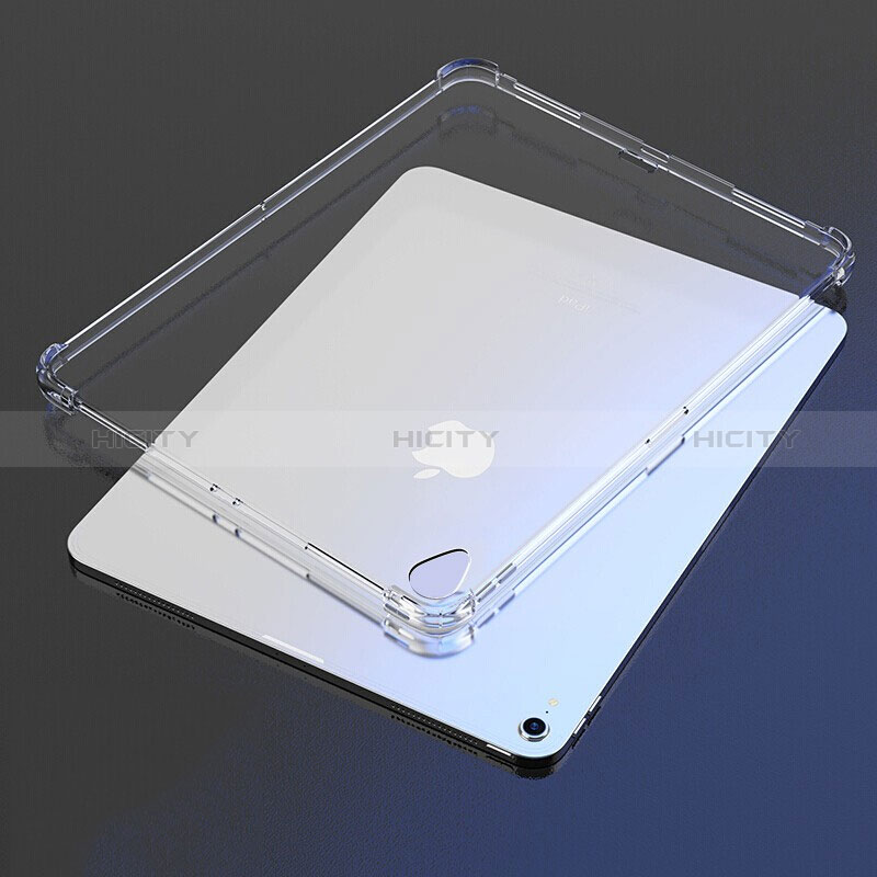 Silikon Schutzhülle Ultra Dünn Tasche Durchsichtig Transparent T07 für Apple iPad Air 5 10.9 (2022) Klar