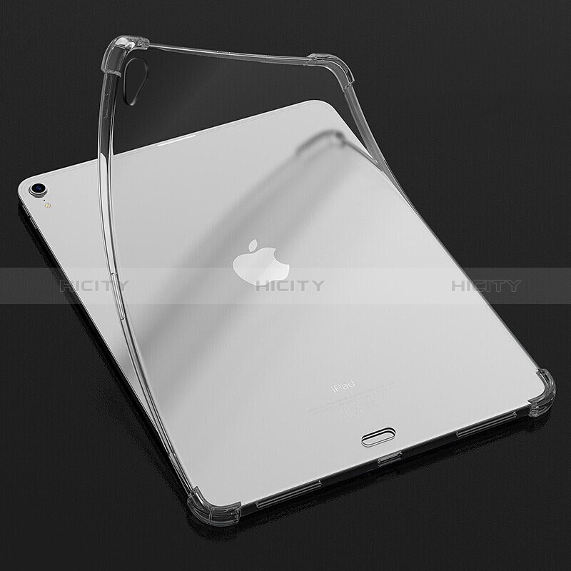 Silikon Schutzhülle Ultra Dünn Tasche Durchsichtig Transparent T07 für Apple iPad Air 5 10.9 (2022) Klar