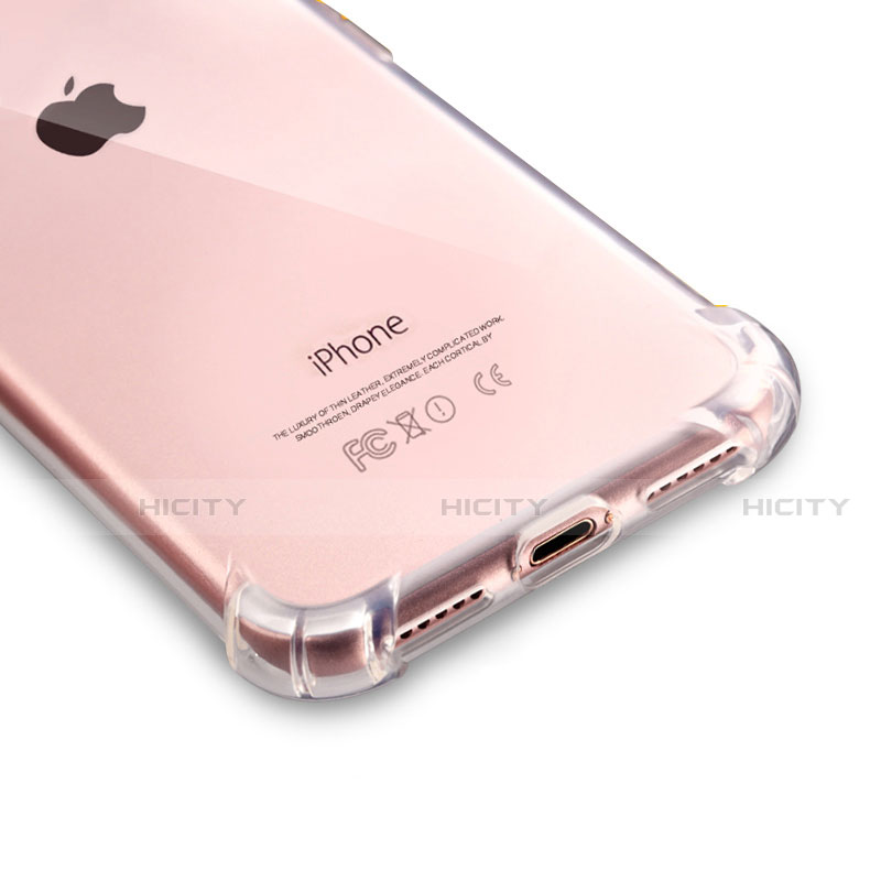 Silikon Schutzhülle Ultra Dünn Tasche Durchsichtig Transparent T07 für Apple iPhone SE (2020) Klar