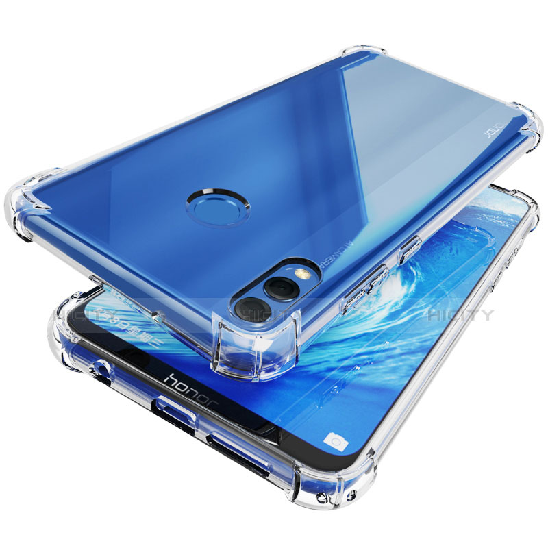 Silikon Schutzhülle Ultra Dünn Tasche Durchsichtig Transparent T07 für Huawei Enjoy Max Klar