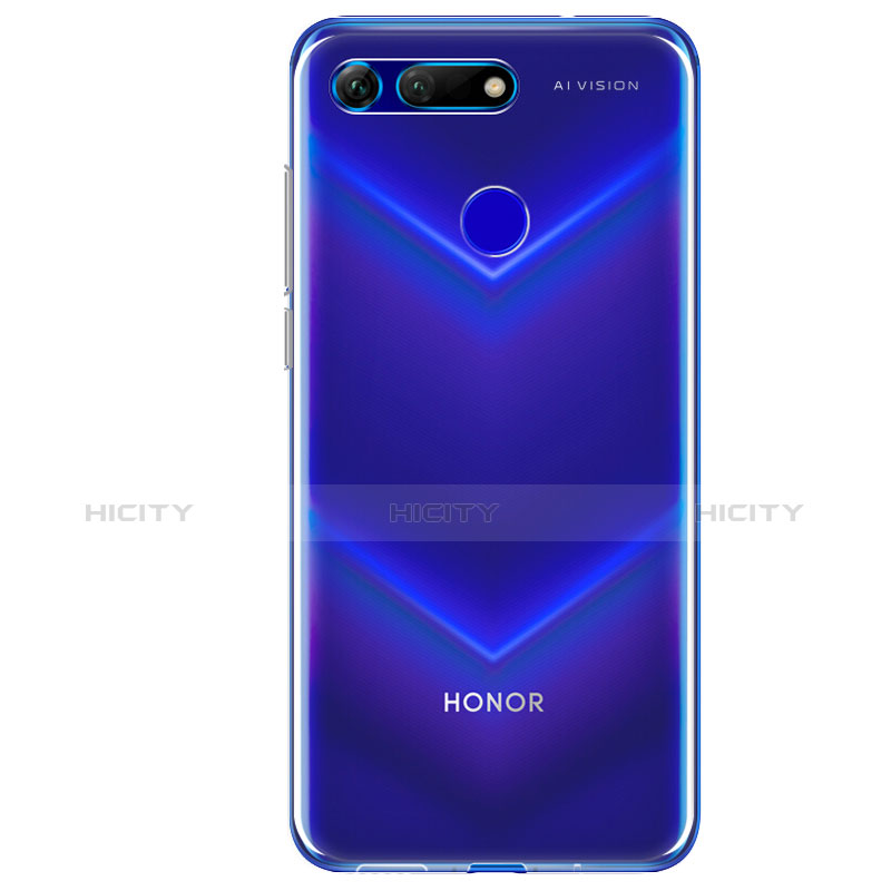 Silikon Schutzhülle Ultra Dünn Tasche Durchsichtig Transparent T07 für Huawei Honor V20 Klar