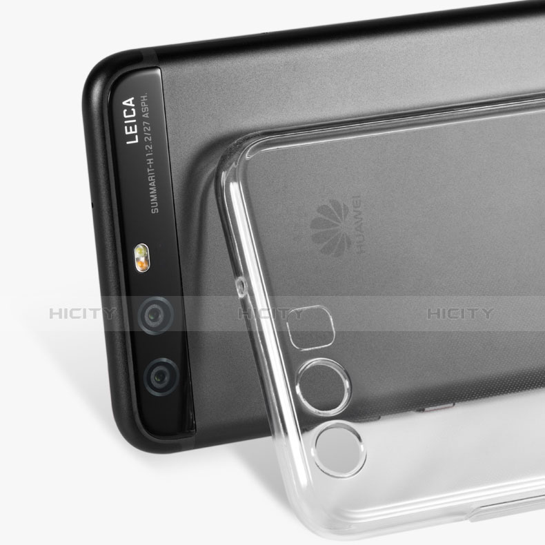 Silikon Schutzhülle Ultra Dünn Tasche Durchsichtig Transparent T07 für Huawei P10 Plus Klar groß