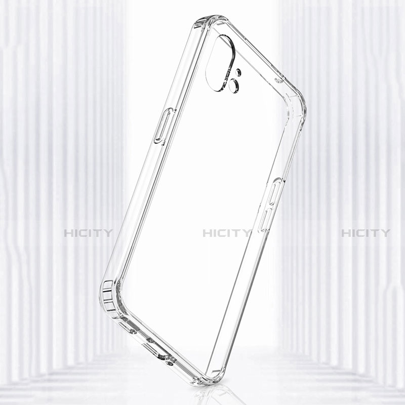 Silikon Schutzhülle Ultra Dünn Tasche Durchsichtig Transparent T07 für Nothing Phone 1 Klar groß