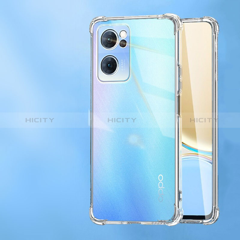 Silikon Schutzhülle Ultra Dünn Tasche Durchsichtig Transparent T07 für Oppo Find X5 Lite 5G Klar Plus