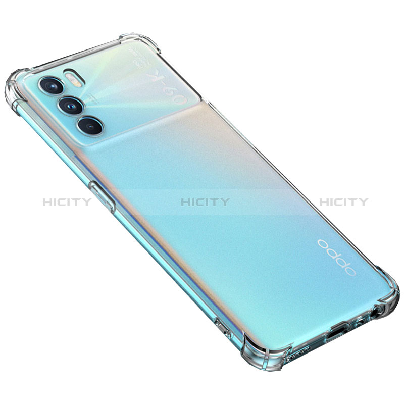 Silikon Schutzhülle Ultra Dünn Tasche Durchsichtig Transparent T07 für Oppo K9 Pro 5G Klar