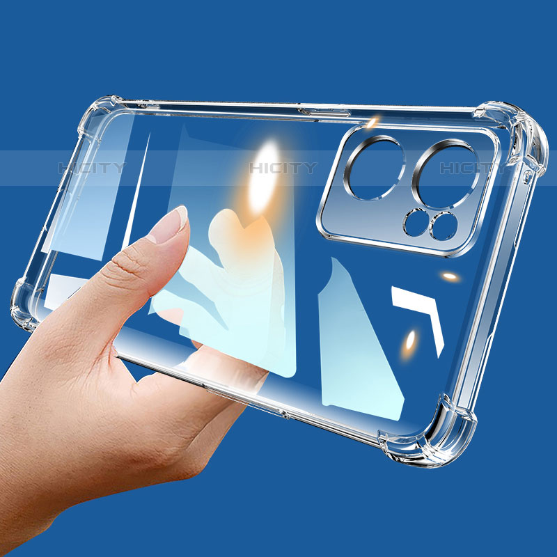 Silikon Schutzhülle Ultra Dünn Tasche Durchsichtig Transparent T07 für Oppo Reno7 SE 5G Klar