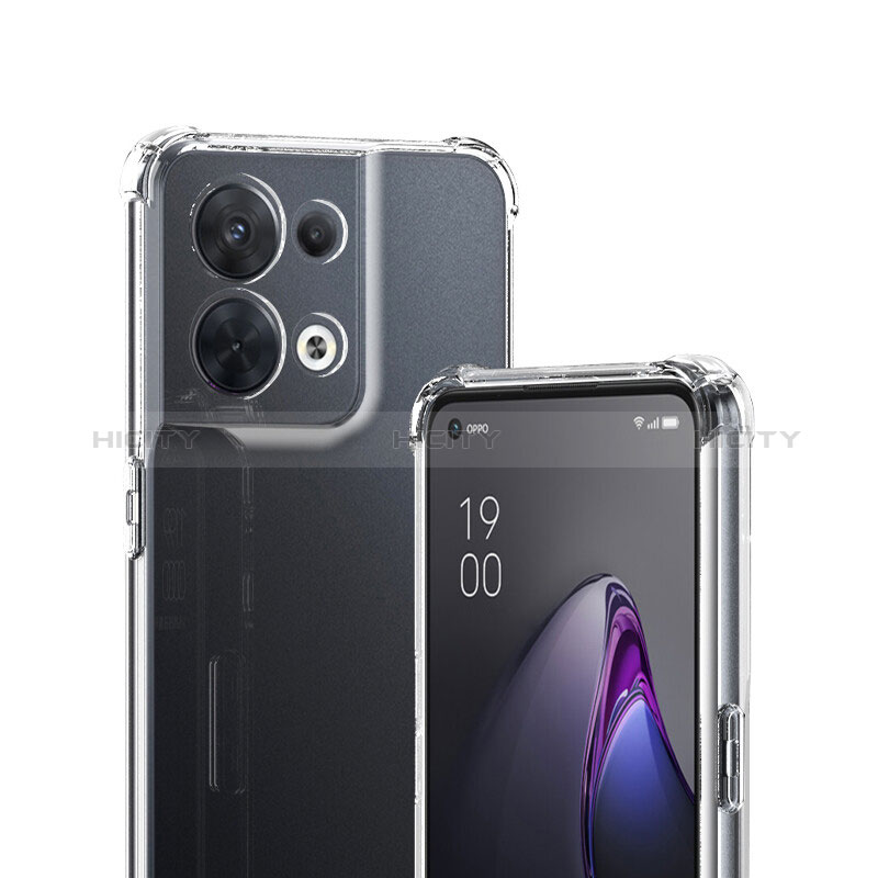 Silikon Schutzhülle Ultra Dünn Tasche Durchsichtig Transparent T07 für Oppo Reno9 Pro+ Plus 5G Klar