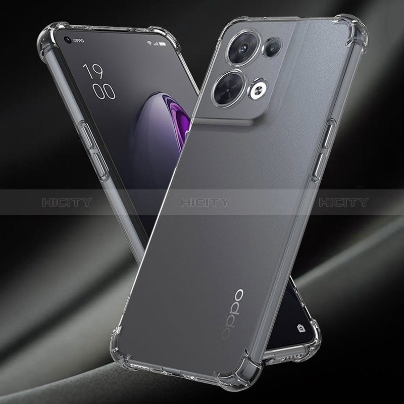 Silikon Schutzhülle Ultra Dünn Tasche Durchsichtig Transparent T07 für Oppo Reno9 Pro+ Plus 5G Klar