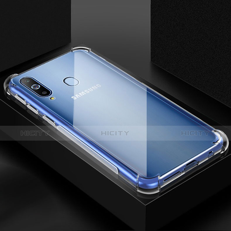 Silikon Schutzhülle Ultra Dünn Tasche Durchsichtig Transparent T07 für Samsung Galaxy A8s SM-G8870 Klar