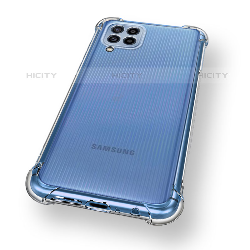 Silikon Schutzhülle Ultra Dünn Tasche Durchsichtig Transparent T07 für Samsung Galaxy M32 4G Klar