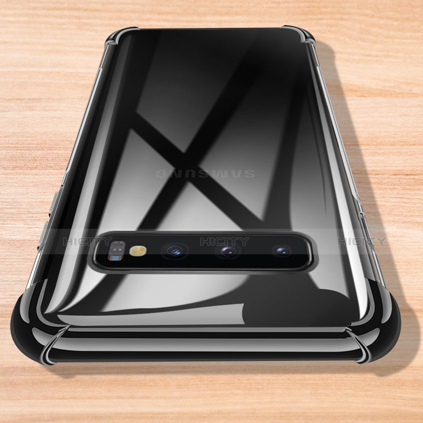 Silikon Schutzhülle Ultra Dünn Tasche Durchsichtig Transparent T07 für Samsung Galaxy S10 5G Klar