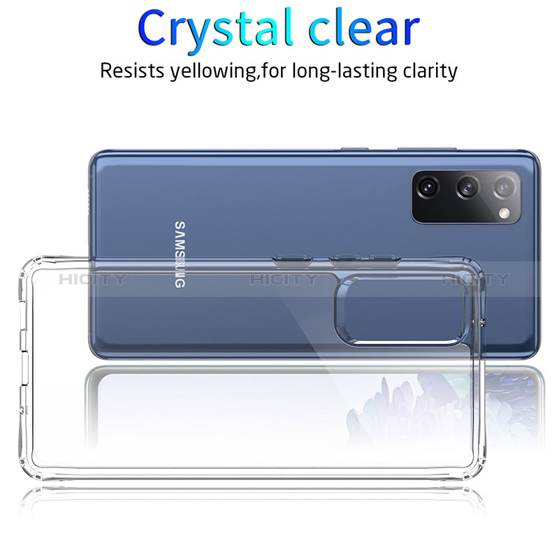 Silikon Schutzhülle Ultra Dünn Tasche Durchsichtig Transparent T07 für Samsung Galaxy S20 5G Klar