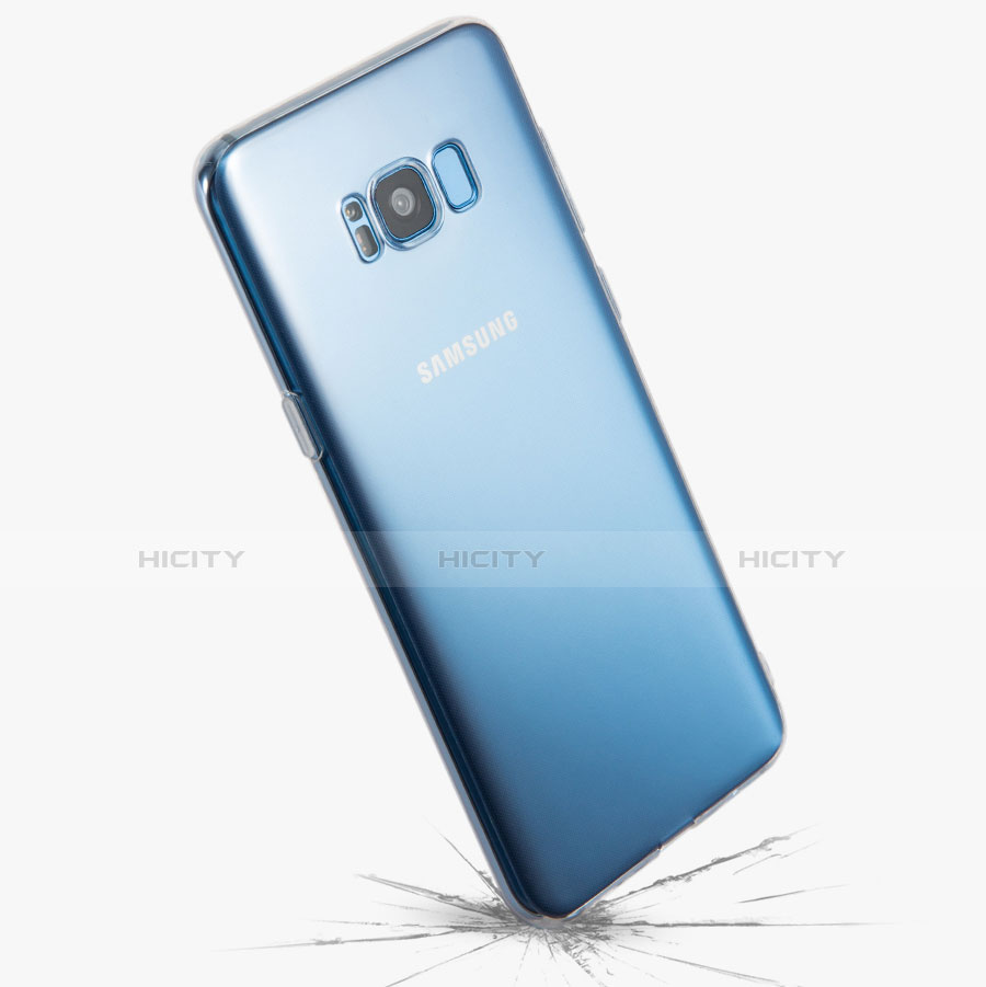 Silikon Schutzhülle Ultra Dünn Tasche Durchsichtig Transparent T07 für Samsung Galaxy S8 Klar