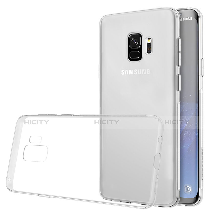 Silikon Schutzhülle Ultra Dünn Tasche Durchsichtig Transparent T07 für Samsung Galaxy S9 Klar groß