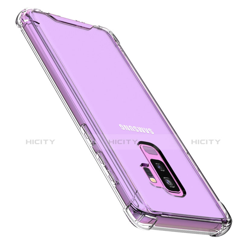 Silikon Schutzhülle Ultra Dünn Tasche Durchsichtig Transparent T07 für Samsung Galaxy S9 Plus Klar