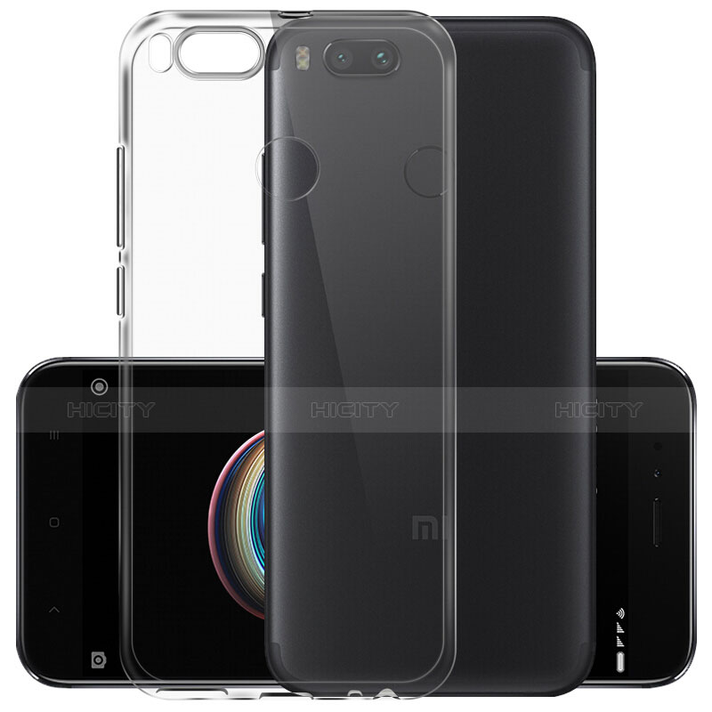 Silikon Schutzhülle Ultra Dünn Tasche Durchsichtig Transparent T07 für Xiaomi Mi 5X Klar