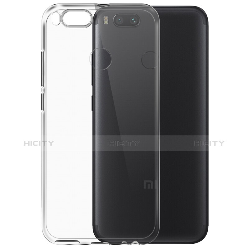 Silikon Schutzhülle Ultra Dünn Tasche Durchsichtig Transparent T07 für Xiaomi Mi 5X Klar