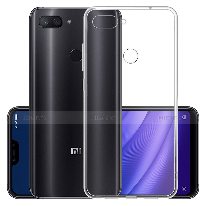 Silikon Schutzhülle Ultra Dünn Tasche Durchsichtig Transparent T07 für Xiaomi Mi 8 Lite Klar