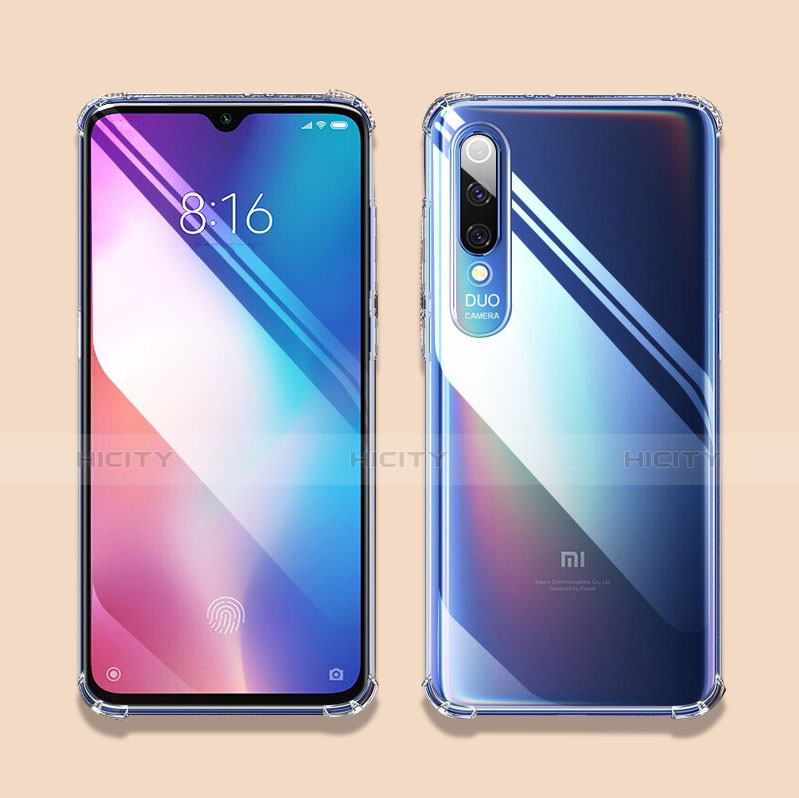 Silikon Schutzhülle Ultra Dünn Tasche Durchsichtig Transparent T07 für Xiaomi Mi 9 Klar Plus