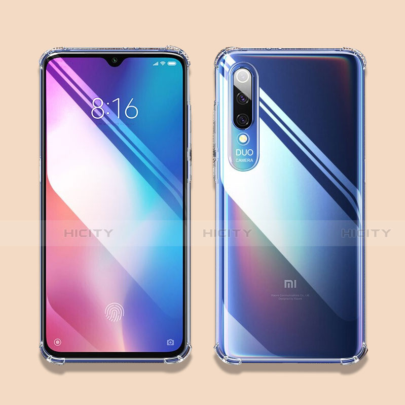 Silikon Schutzhülle Ultra Dünn Tasche Durchsichtig Transparent T07 für Xiaomi Mi 9 Lite Klar