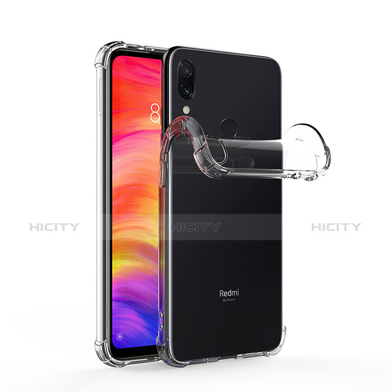 Silikon Schutzhülle Ultra Dünn Tasche Durchsichtig Transparent T07 für Xiaomi Redmi Note 7 Klar Plus