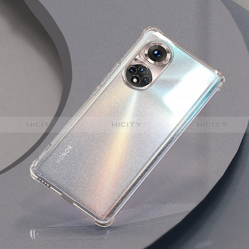 Silikon Schutzhülle Ultra Dünn Tasche Durchsichtig Transparent T08 für Huawei Honor 50 5G Klar groß