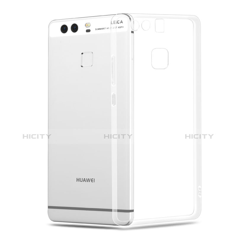 Silikon Schutzhülle Ultra Dünn Tasche Durchsichtig Transparent T08 für Huawei P9 Klar